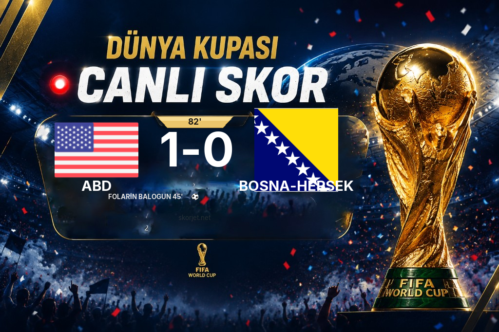 MAÇ BAŞLADI | ABD - Bosna-Hersek