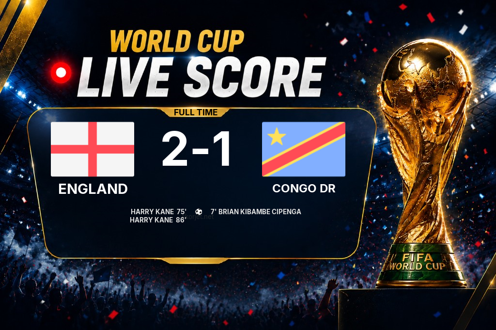 KICKOFF | England vs Congo DR