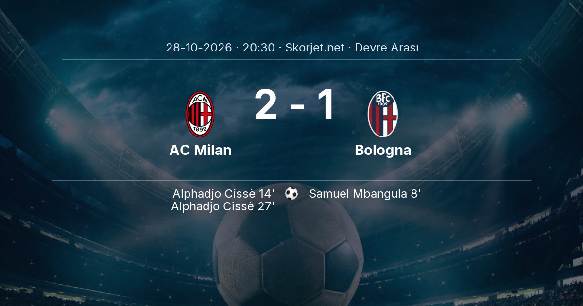 CANLI | AC Milan - Bologna maçı başladı