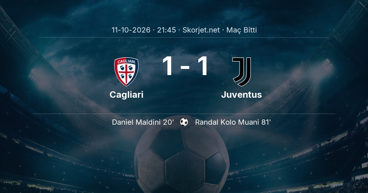 CANLI | Cagliari - Juventus maçı başladı