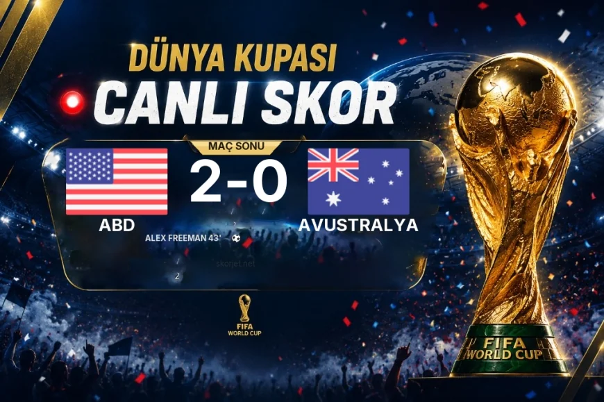 Maç sonucu: ABD 2-0 Avustralya