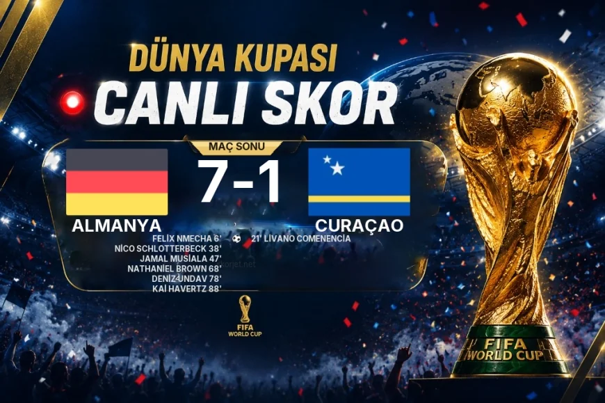 Almanya 7-1 Curaçao — Dünya Kupası maç sonucu