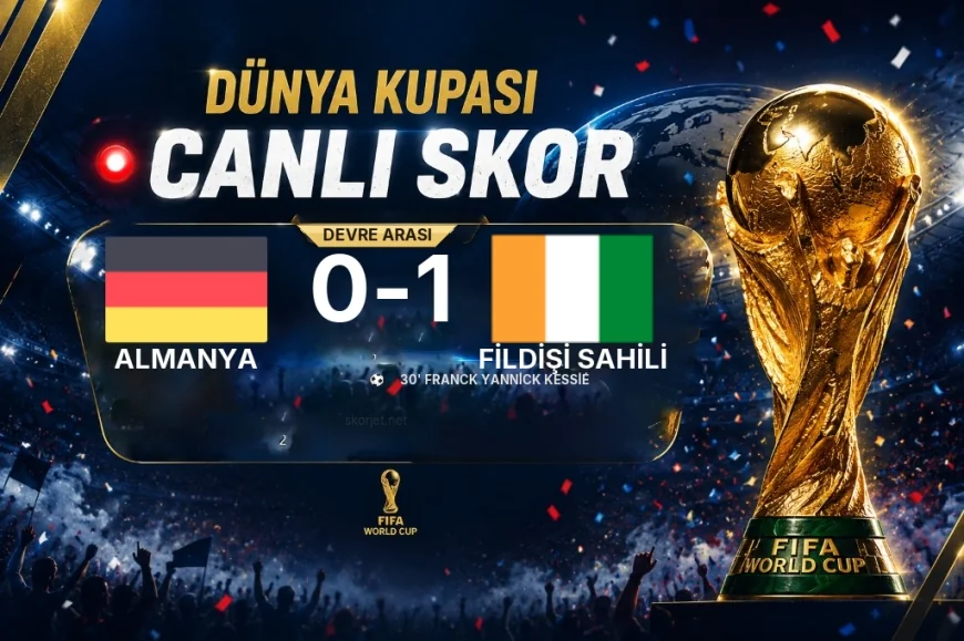 Almanya - Fildişi Sahili Maçında Devre Arası
