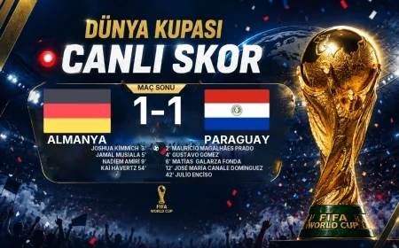 2026 Dünya Kupası maçı | Almanya 1-1 Paraguay sonucu