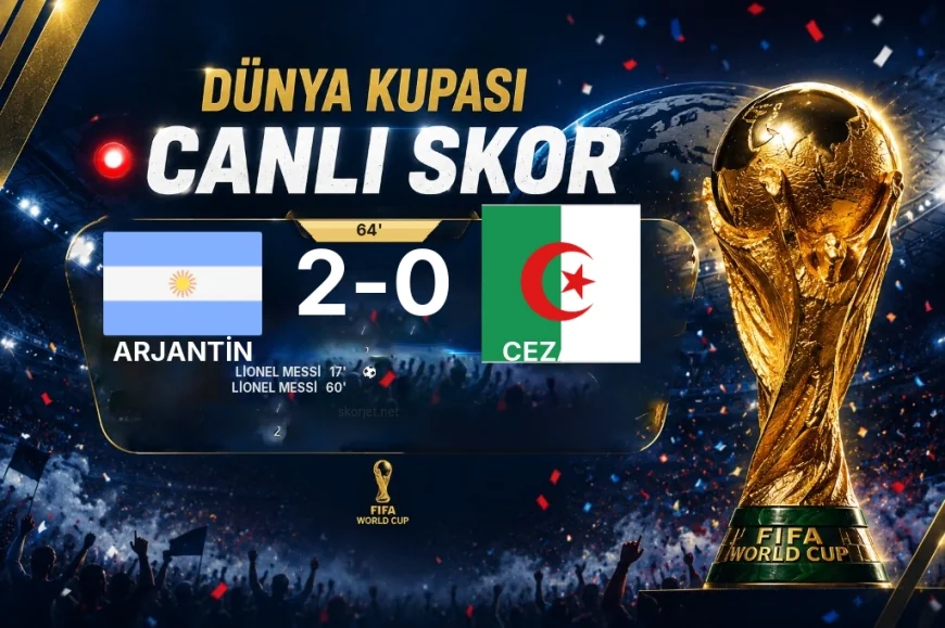 GOL | Arjantin 2-0 Cezayir — Lionel Messi   (60. dakika)
