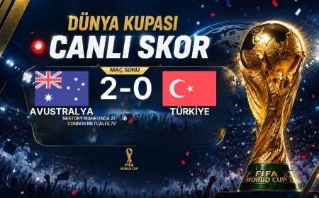 Avustralya - Türkiye 2-0 | Maç raporu