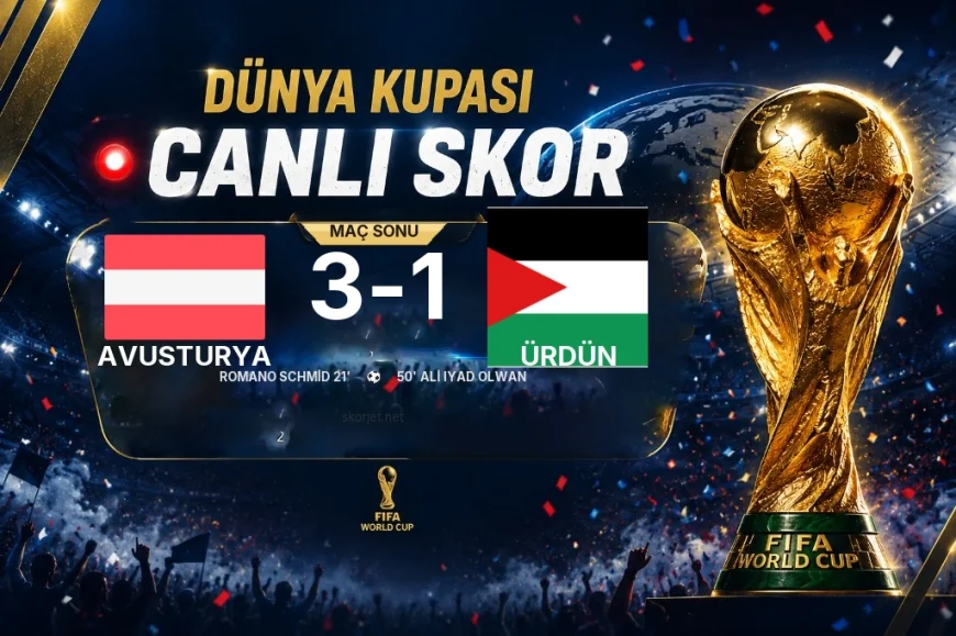 Maç sonucu: Avusturya 3-1 Ürdün