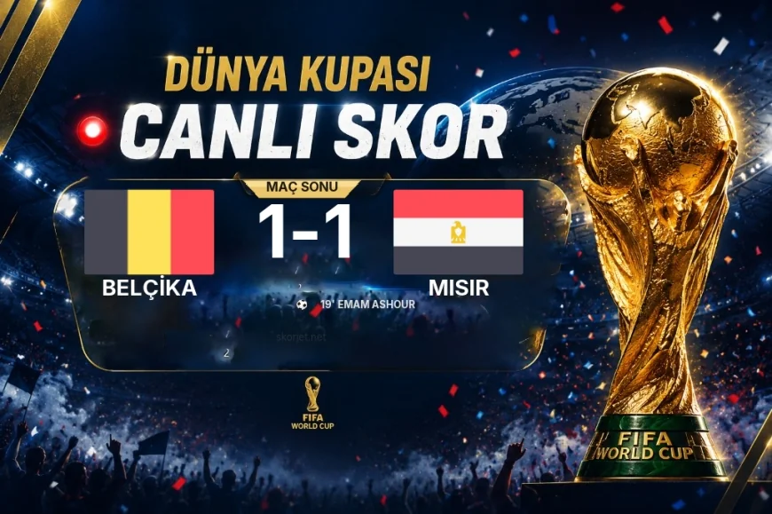 Maç sonucu: Belçika 1-1 Mısır