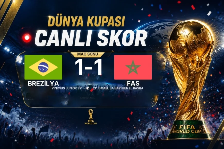Brezilya - Fas 1-1 | Maç raporu