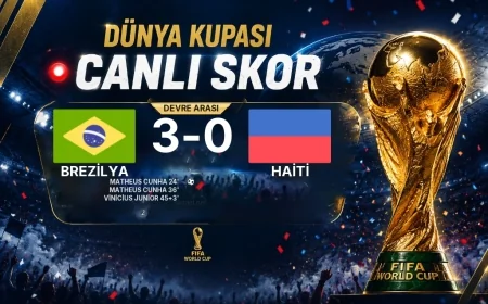 Brezilya - Haiti: İlk 45 Dakika 3-0