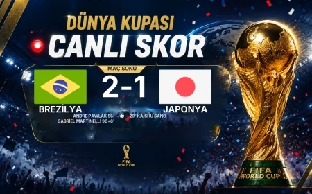 Maç sonucu: Brezilya 2-1 Japonya