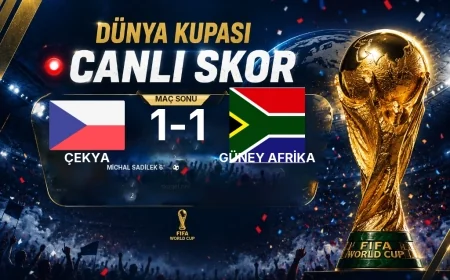 Çekya 1-1 Güney Afrika — Dünya Kupası maç sonucu