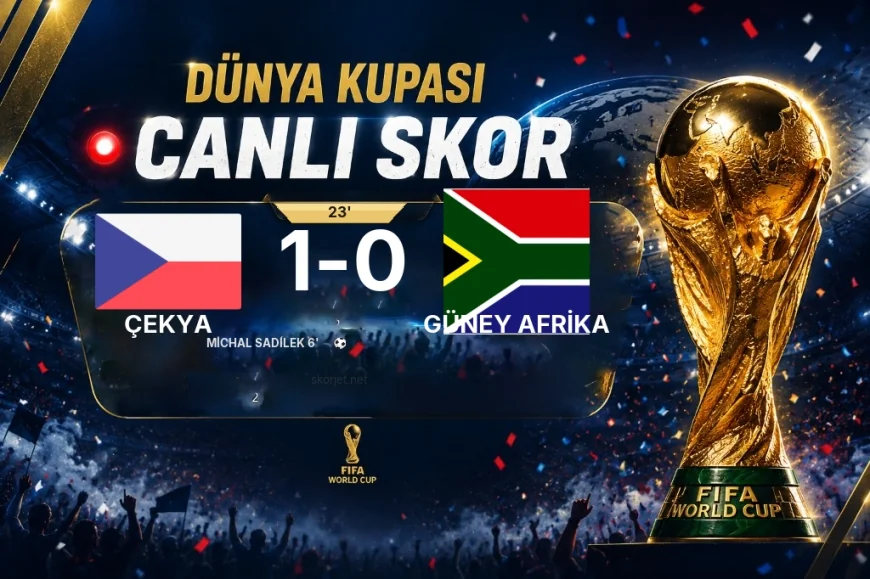 GOL | Çekya 1-0 Güney Afrika — Michal Sadílek (6. dakika)