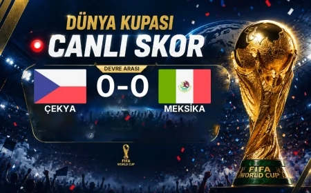 Çekya - Meksika Maçında İlk Yarı Sonucu