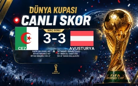 2026 Dünya Kupası Grup J maçı | Cezayir 3-3 Avusturya sonucu