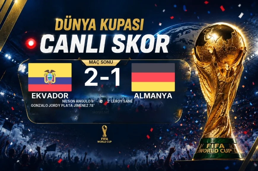GOL | Ekvador 2-1 Almanya — Gonzalo Jordy Plata Jiménez (77. dakika)