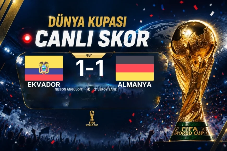MAÇ BAŞLADI | Ekvador - Almanya