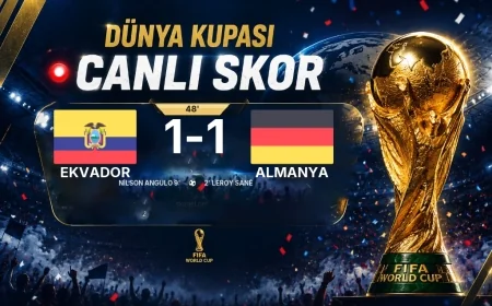 MAÇ BAŞLADI | Ekvador - Almanya