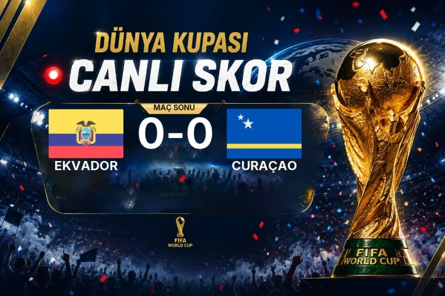 Maç sonucu: Ekvador 0-0 Curaçao