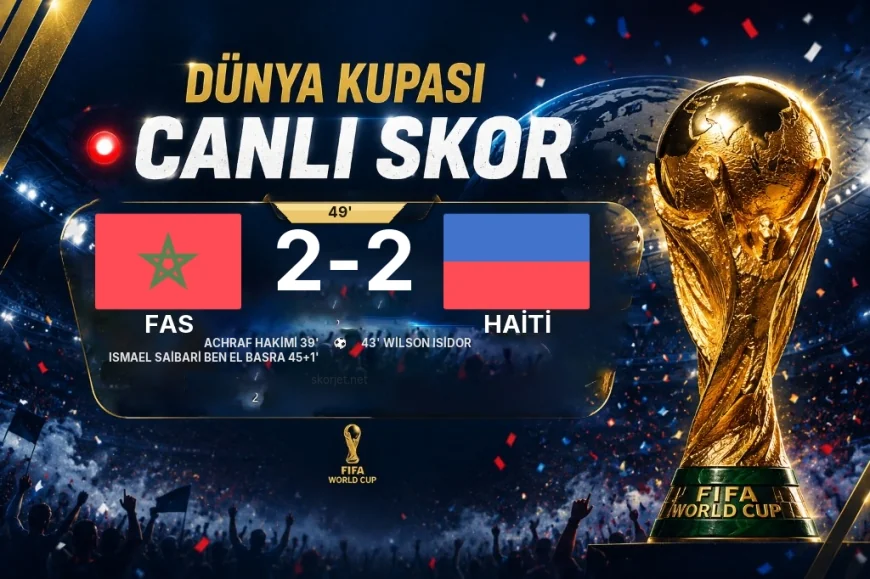 GOL | Fas 2-1 Haiti — Wilson Isidor (43. dakika)