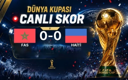 MAÇ BAŞLADI | Fas - Haiti
