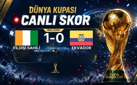 Dünya Kupası: Fildişi Sahili – Ekvador maçı öncesi son durum