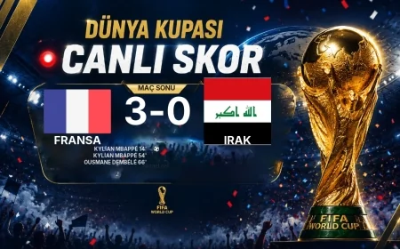 Maç sonucu: Fransa 3-0 Irak