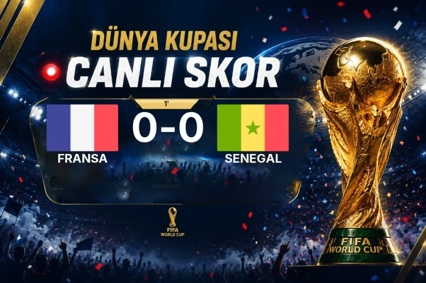 MAÇ BAŞLADI | Fransa - Senegal