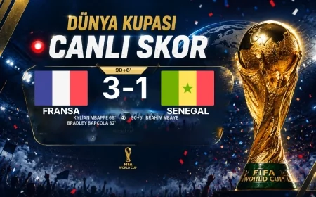 CANLI SKOR - Dünya Kupası: Fransa 3 - Senegal 1 (Maç devam ediyor)