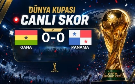 MAÇ BAŞLADI | Gana - Panama