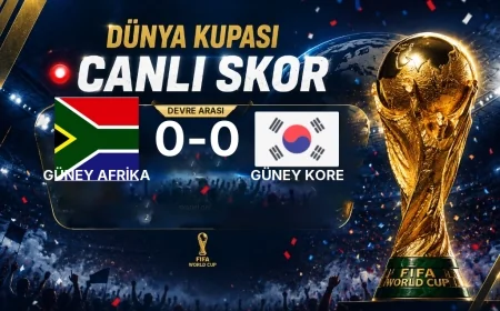 Güney Afrika - Güney Kore: İlk 45 Dakika 0-0
