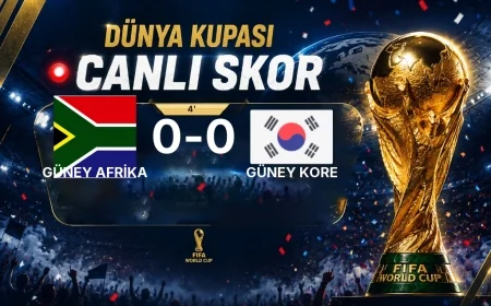 MAÇ BAŞLADI | Güney Afrika - Güney Kore