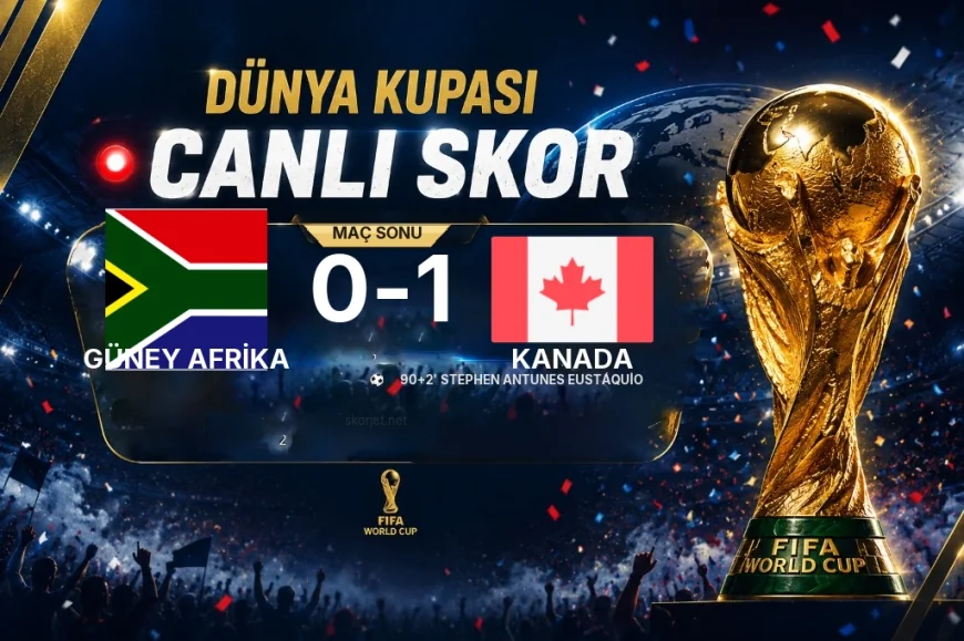 Dünya Kupası: Güney Afrika 0-1 Kanada maç özeti