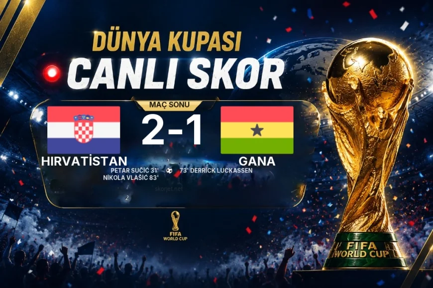 Dünya Kupası: Hırvatistan 2-1 Gana maç özeti