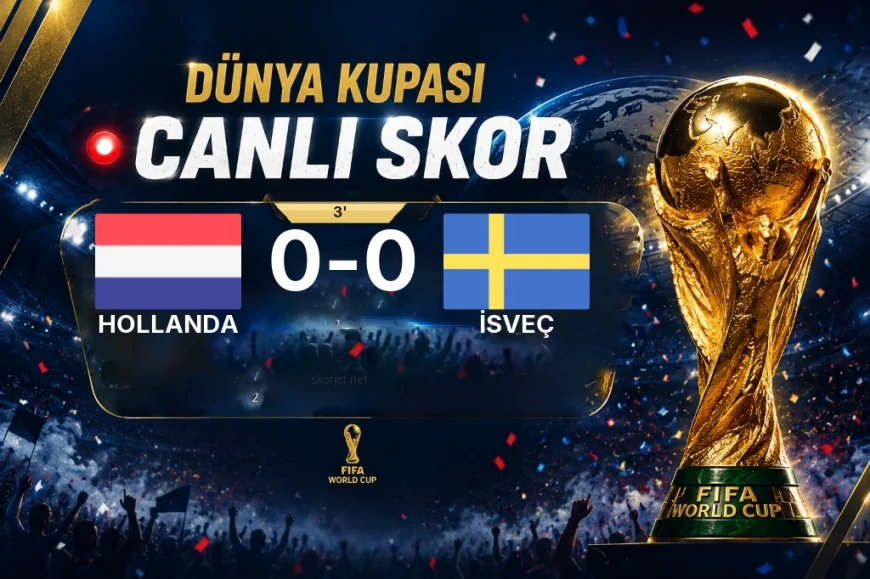 MAÇ BAŞLADI | Hollanda - İsveç