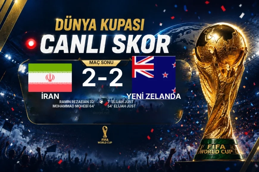 Dünya Kupası: İran 2-2 Yeni Zelanda maç özeti