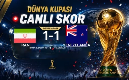 İran - Yeni Zelanda: İlk 45 Dakika 1-1