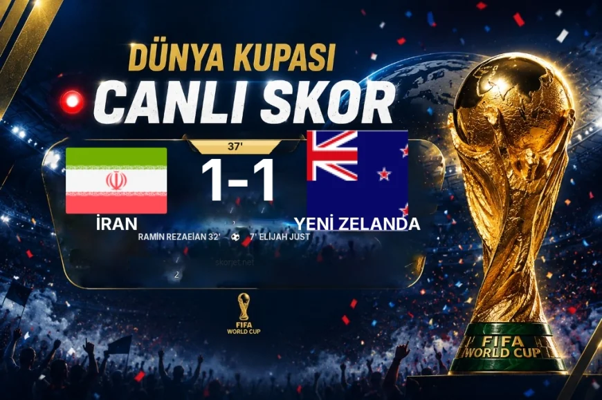 CANLI SKOR - Dünya Kupası: İran 1 - Yeni Zelanda 1 (Maç devam ediyor)
