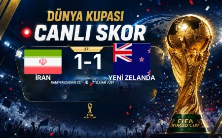 CANLI SKOR - Dünya Kupası: İran 1 - Yeni Zelanda 1 (Maç devam ediyor)
