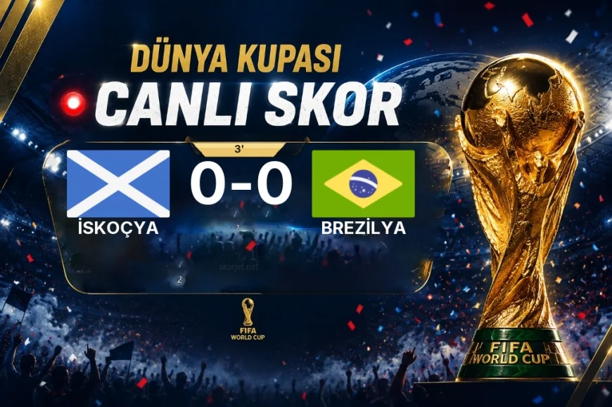 MAÇ BAŞLADI | İskoçya - Brezilya