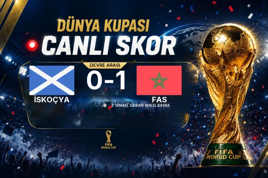 İskoçya - Fas Maçında Devre Arası