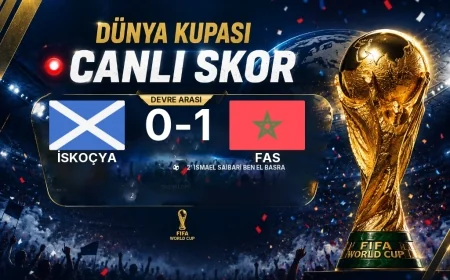 İskoçya - Fas Maçında Devre Arası