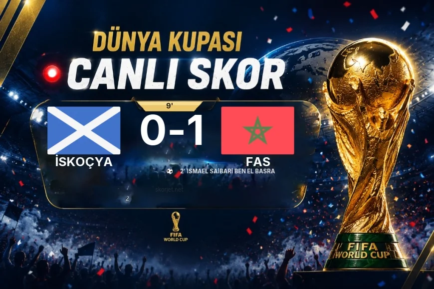 CANLI SKOR - Dünya Kupası: İskoçya 0 - Fas 1 (Maç devam ediyor)