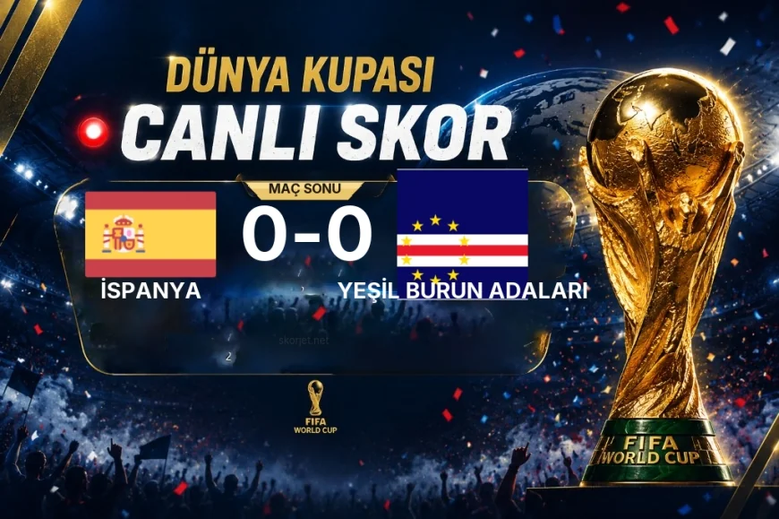 MAÇ BAŞLADI | İspanya - Yeşil Burun Adaları