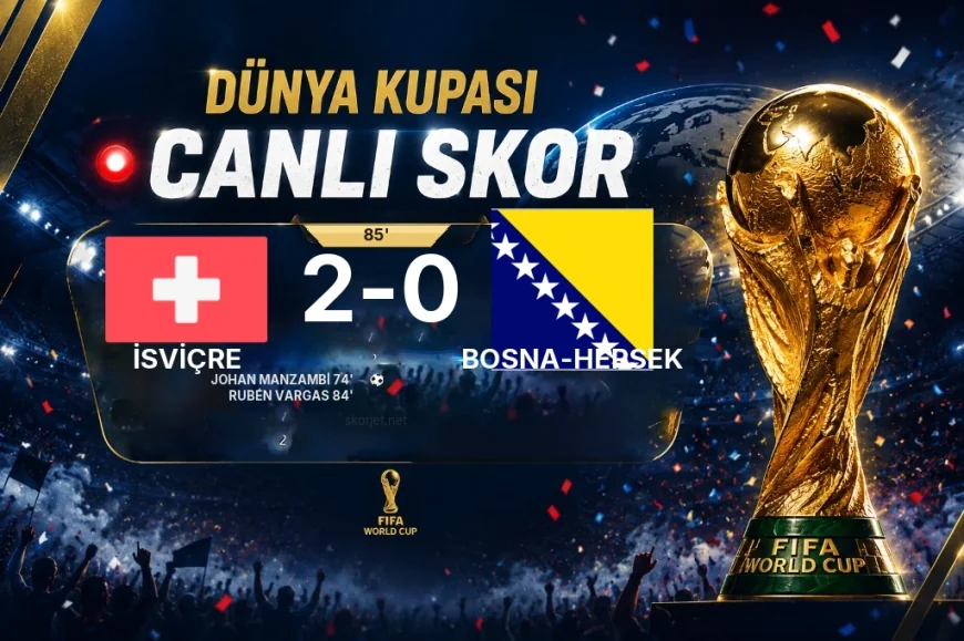 GOL | İsviçre 2-0 Bosna-Hersek — Rubén Vargas (84. dakika)