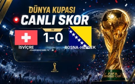 CANLI SKOR - Dünya Kupası: İsviçre 1 - Bosna-Hersek 0 (Maç devam ediyor)