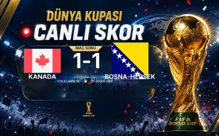Maç sonucu: Kanada 1-1 Bosna-Hersek