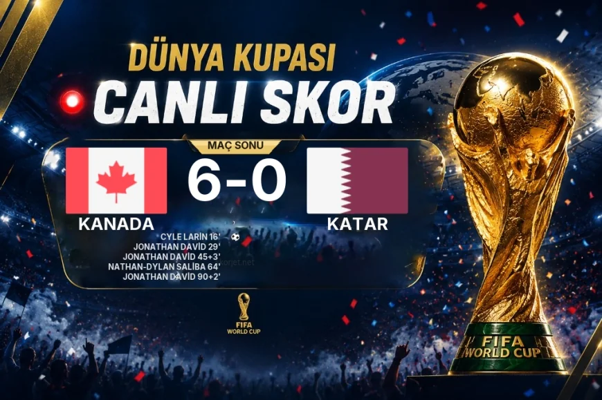Dünya Kupası: Kanada 6-0 Katar maç özeti