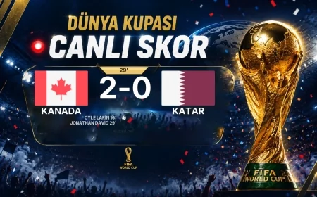 CANLI SKOR - Dünya Kupası: Kanada 2 - Katar 0 (Maç devam ediyor)