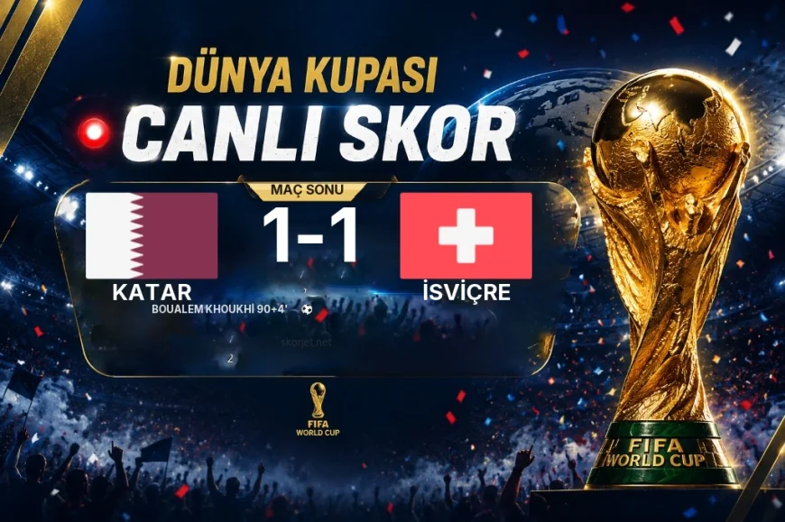 Dünya Kupası: Katar 1-1 İsviçre maç özeti
